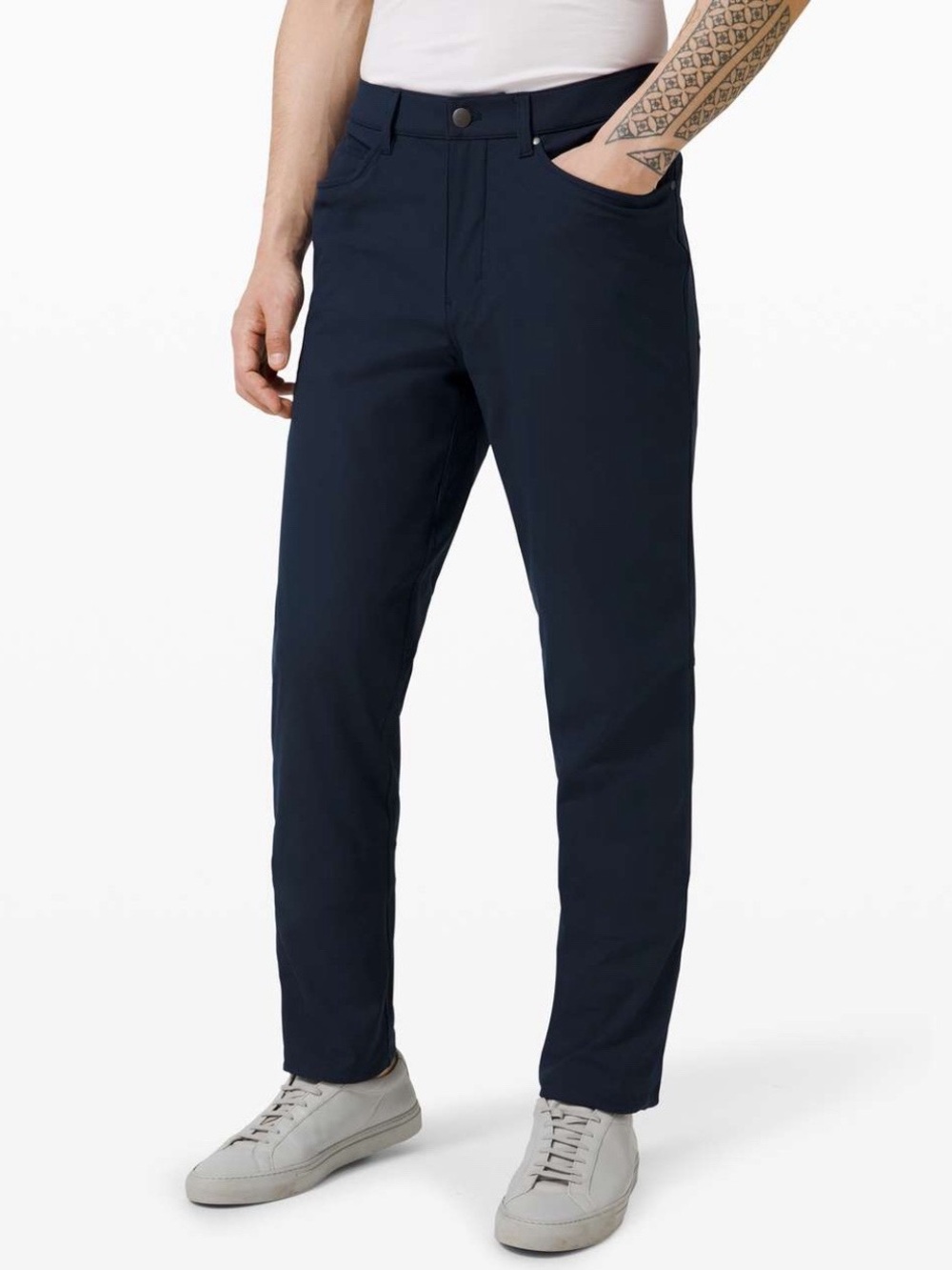 Lululemon ABC pants Classic Warpstreme Navy Blue Size 32